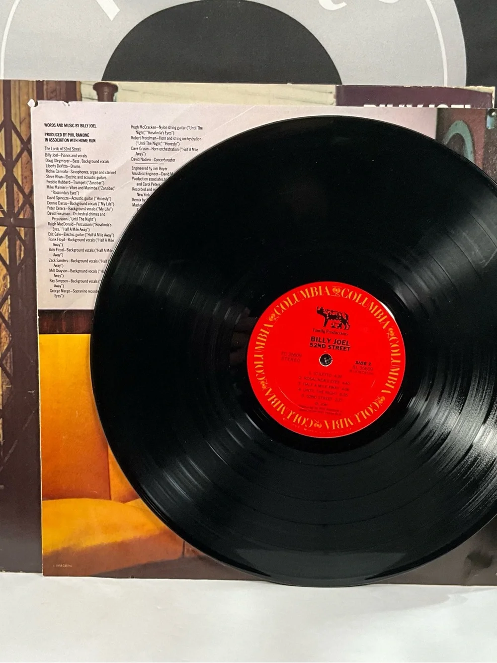 Billy Joel Record Lot - Glass Houses, 52nd Street & Turnstiles LPs - Picture 7 of 9